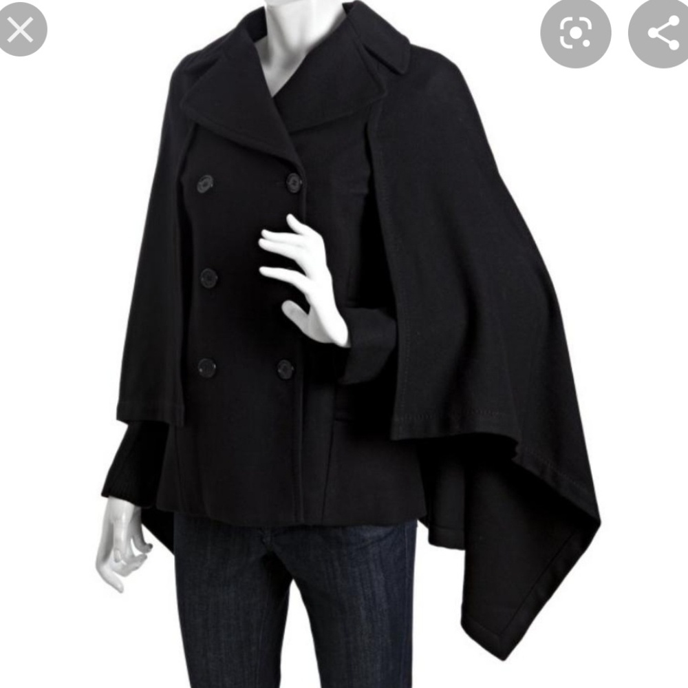 BCBGMAXAZRIA NWT DOUBLE BREAST CAPE COAT